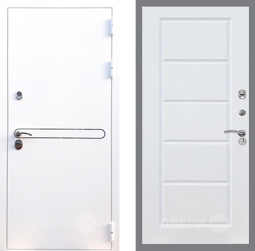 Входная металлическая Дверь Стоп Лайн Вайт ФЛ-39 Силк Сноу в Одинцово