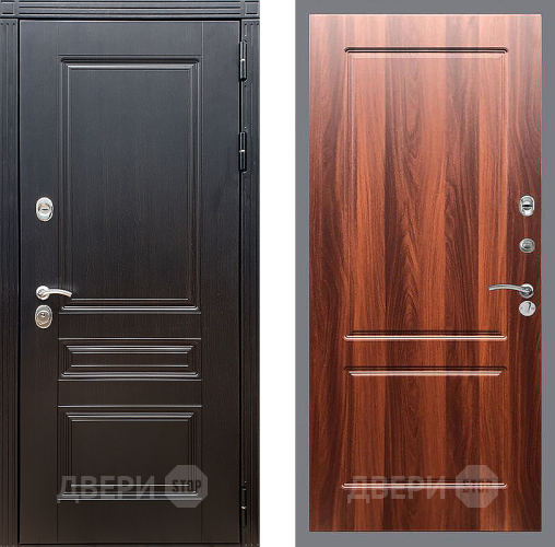 Входная металлическая Дверь Стоп МЕГАПОЛИС ФЛ-117 Итальянский орех в Одинцово