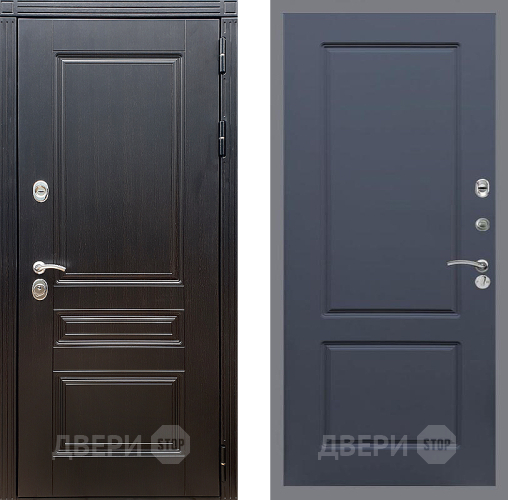 Входная металлическая Дверь Стоп МЕГАПОЛИС ФЛ-117 Силк титан в Одинцово