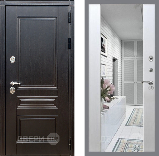 Дверь Стоп МЕГАПОЛИС Зеркало СБ-16 Лиственница беж в Одинцово