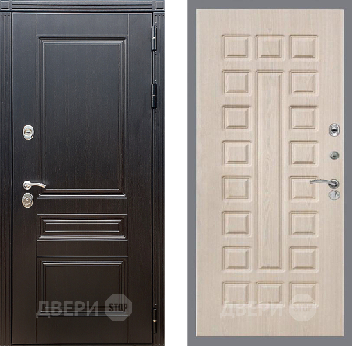 Входная металлическая Дверь Стоп МЕГАПОЛИС ФЛ-183 Беленый дуб в Одинцово