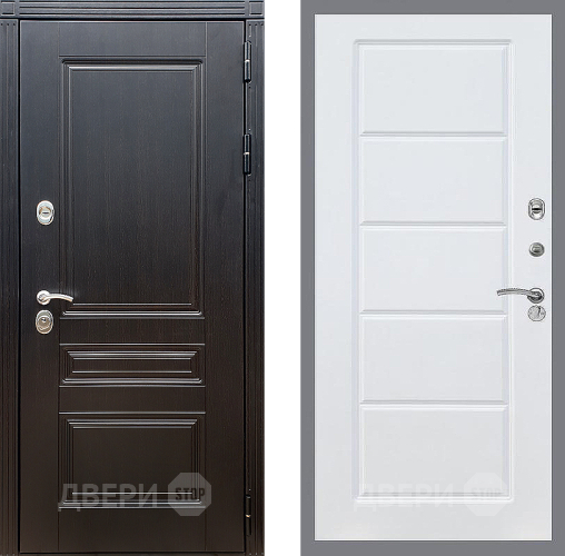 Входная металлическая Дверь Стоп МЕГАПОЛИС ФЛ-39 Силк Сноу в Одинцово