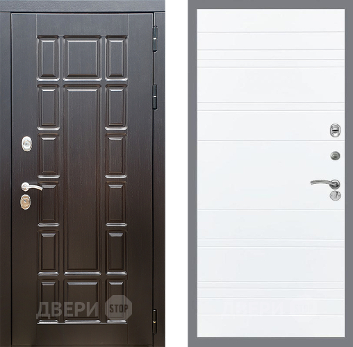 Входная металлическая Дверь Стоп НЬЮ ЙОРК Лайн Силк Сноу в Одинцово