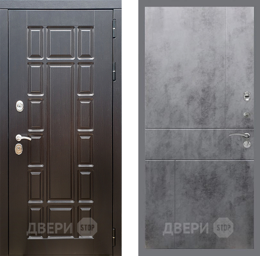 Входная металлическая Дверь Стоп НЬЮ ЙОРК ФЛ-290 Бетон темный в Одинцово