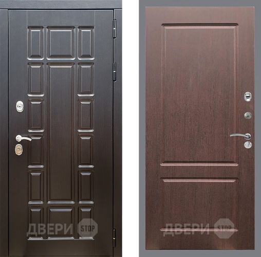 Входная металлическая Дверь Стоп НЬЮ ЙОРК ФЛ-117 Орех премиум в Одинцово