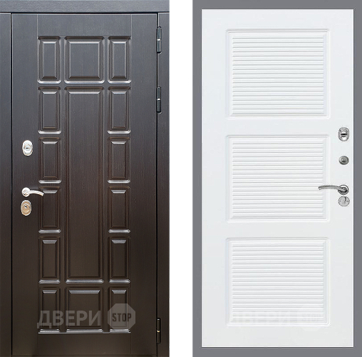 Входная металлическая Дверь Стоп НЬЮ ЙОРК ФЛ-1 Силк Сноу в Одинцово