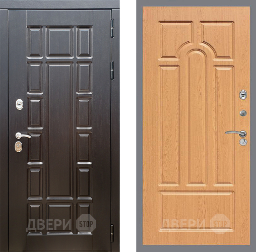 Входная металлическая Дверь Стоп НЬЮ ЙОРК ФЛ-58 Дуб в Одинцово