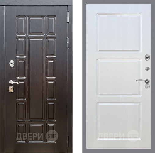 Входная металлическая Дверь Стоп НЬЮ ЙОРК ФЛ-3 Лиственница беж в Одинцово