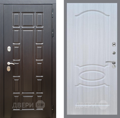 Входная металлическая Дверь Стоп НЬЮ ЙОРК ФЛ-128 Сандал белый в Одинцово