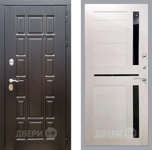 Входная металлическая Дверь Стоп НЬЮ ЙОРК СБ-18 Лиственница беж в Одинцово