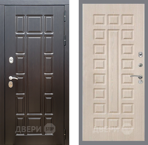 Входная металлическая Дверь Стоп НЬЮ ЙОРК ФЛ-183 Беленый дуб в Одинцово