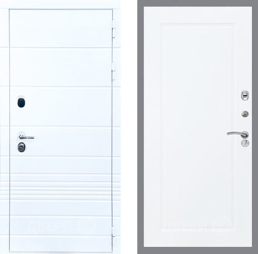 Входная металлическая Дверь Стоп ТРЕНДО ФЛ-119 Силк Сноу в Одинцово