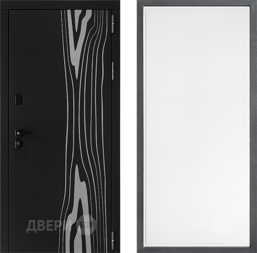 Входная металлическая Дверь Дверной континент ДК-12 ФЛ-649 Белый софт в Одинцово