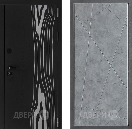 Входная металлическая Дверь Дверной континент ДК-12 ФЛ-655 Бетон серый в Одинцово