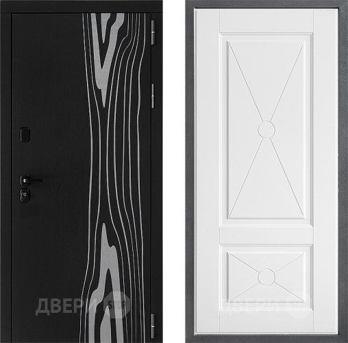 Входная металлическая Дверь Дверной континент ДК-12 ФЛ-617 Софт милк в Одинцово