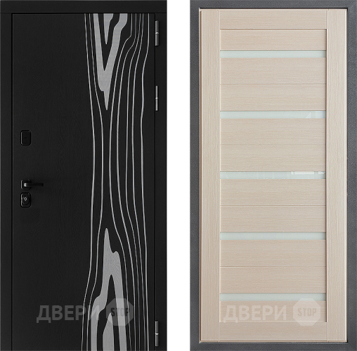 Входная металлическая Дверь Дверной континент ДК-12 ФЛ-47 Лиственница белая в Одинцово