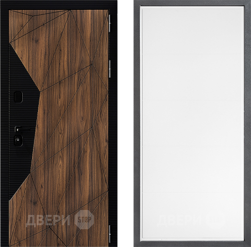 Входная металлическая Дверь Дверной континент ДК-11 ФЛ-649 Белый софт в Одинцово