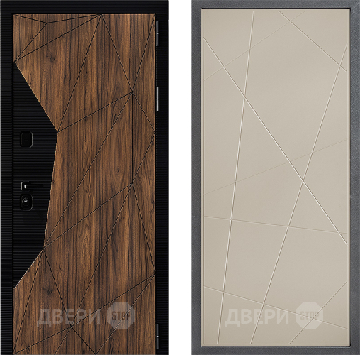 Входная металлическая Дверь Дверной континент ДК-11 ФЛ-655 Капучино в Одинцово