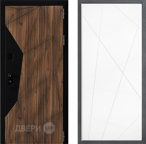 Входная металлическая Дверь Дверной континент ДК-11 ФЛ-655 Белый софт в Одинцово