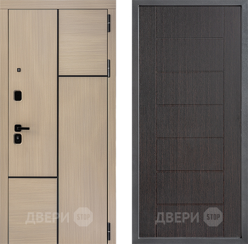 Входная металлическая Дверь Дверной континент ДК-14 ФЛ-Лайн Венге в Одинцово