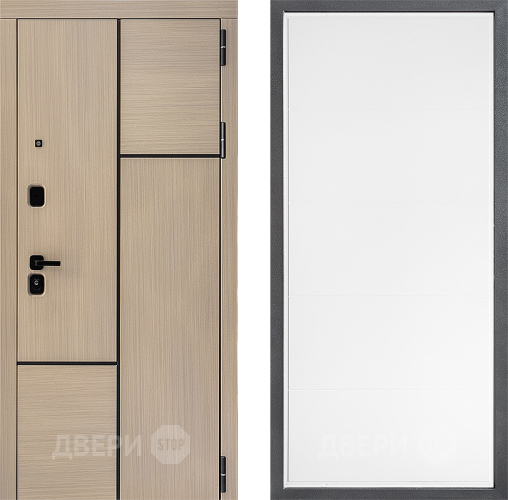 Входная металлическая Дверь Дверной континент ДК-14 ФЛ-649 Белый софт в Одинцово