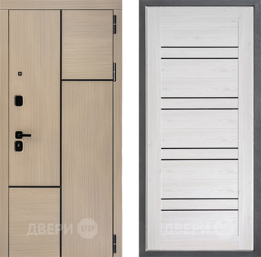 Входная металлическая Дверь Дверной континент ДК-14 ФЛ-49 Сосна белая в Одинцово