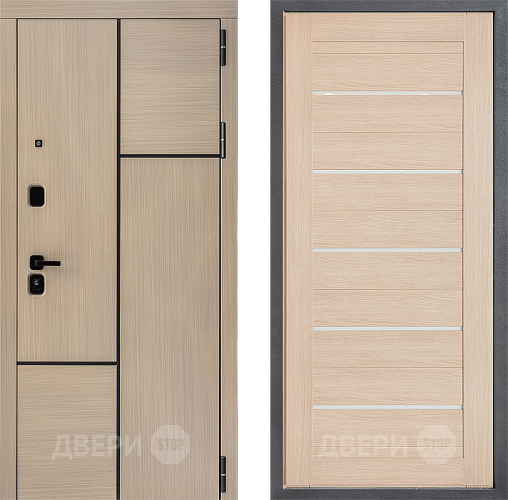 Входная металлическая Дверь Дверной континент ДК-14 ФЛ-46 Капучино в Одинцово