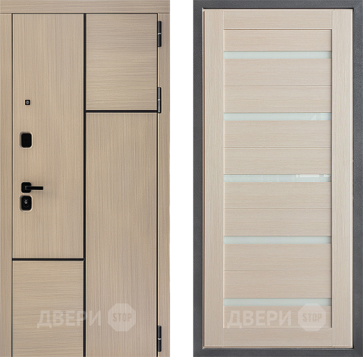 Входная металлическая Дверь Дверной континент ДК-14 ФЛ-47 Капучино в Одинцово