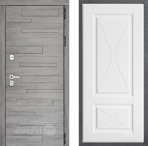 Входная металлическая Дверь Дверной континент ДК-10 ФЛ-617 Софт милк в Одинцово