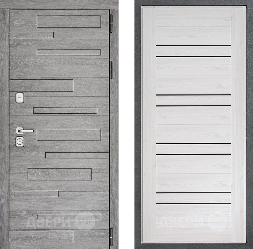 Входная металлическая Дверь Дверной континент ДК-10 ФЛ-49 Сосна белая в Одинцово