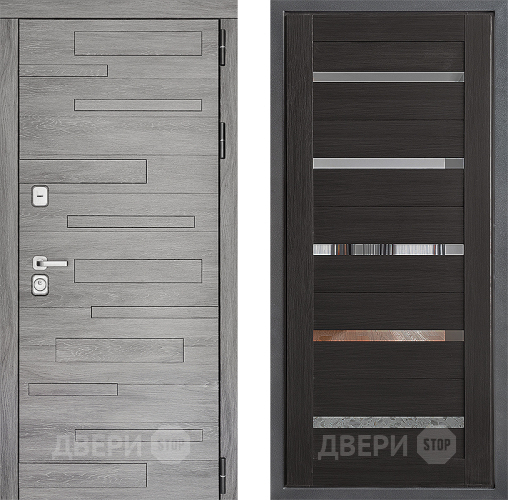 Входная металлическая Дверь Дверной континент ДК-10 ФЛ-47 Венге в Одинцово