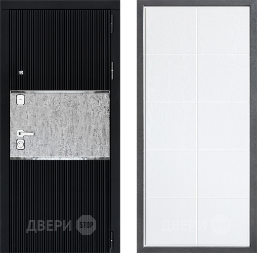 Входная металлическая Дверь Дверной континент ДК-13 ФЛ-Кватро Белое дерево в Одинцово