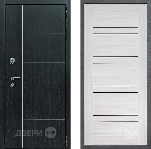 Входная металлическая Дверь Дверной континент Теплолюкс Дизайн ФЛ-49 Сосна белая в Одинцово