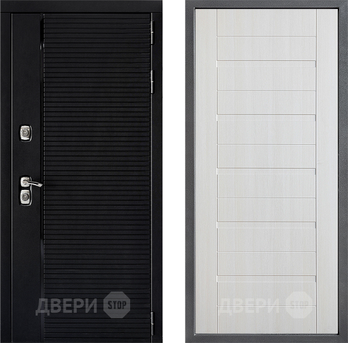 Входная металлическая Дверь Дверной континент ДК-1 ФЛ-70 Лиственница белая в Одинцово