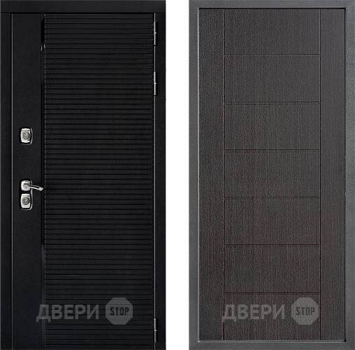 Входная металлическая Дверь Дверной континент ДК-1 ФЛ-Лайн Венге в Одинцово