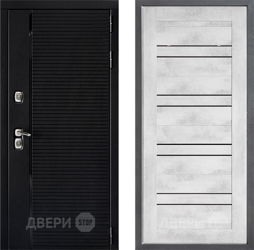 Входная металлическая Дверь Дверной континент ДК-1 ФЛ-49 Бетон снежный в Одинцово