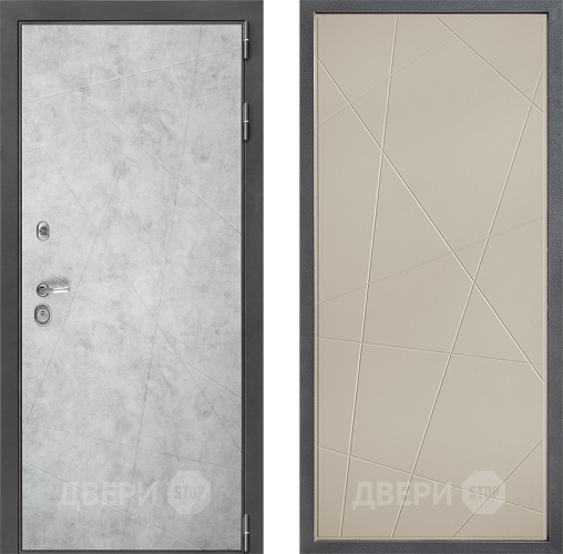 Входная металлическая Дверь Дверной континент ДК-3/743 ФЛ-655 Капучино в Одинцово