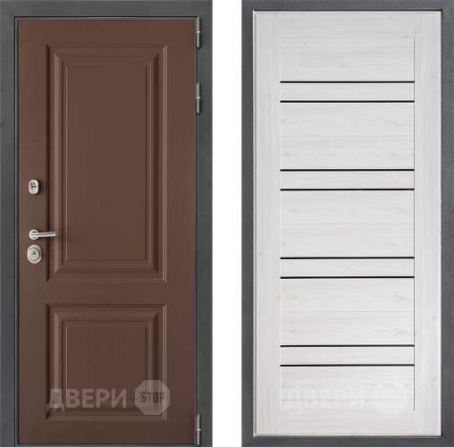 Входная металлическая Дверь Дверной континент ДК-3/729 ФЛ-49 Сосна белая в Одинцово