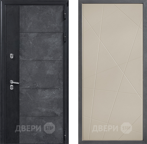 Дверь Дверной континент ДК-15 Бетон ТЕРМО ФЛ-655 Капучино в Одинцово