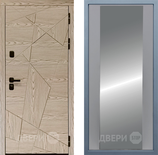 Входная металлическая Дверь Дива МД-97/1 Д-15 Зеркало Силк Маус в Одинцово