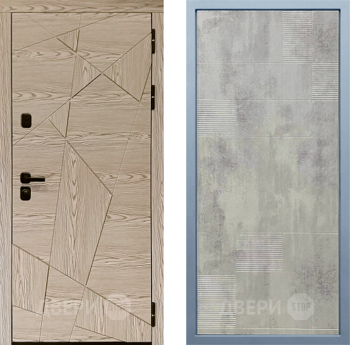 Входная металлическая Дверь Дива МД-97/1 Д-4 Бетон темный в Одинцово