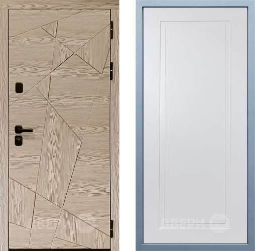 Входная металлическая Дверь Дива МД-97/1 Н-10 Белый в Одинцово