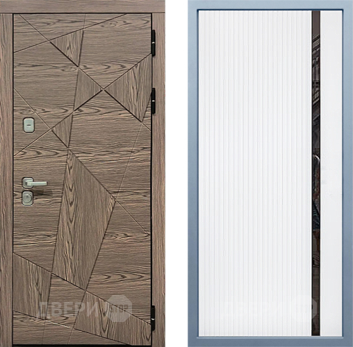 Входная металлическая Дверь Дива МД-97/2 МХ-46 Белый матовый в Одинцово