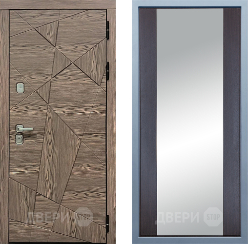 Входная металлическая Дверь Дива МД-97/2 Д-15 Зеркало Венге в Одинцово