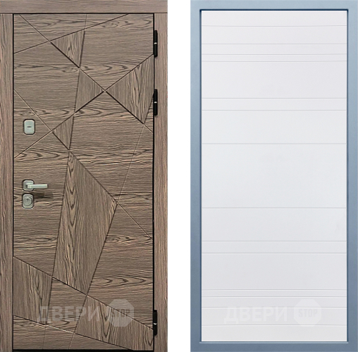 Входная металлическая Дверь Дива МД-97/2 Д-5 Белый в Одинцово