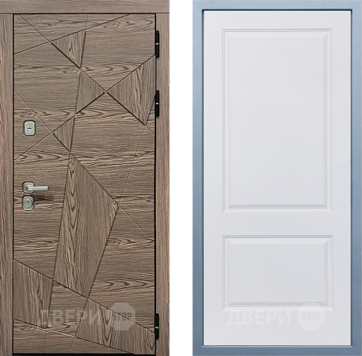 Входная металлическая Дверь Дива МД-97/2 Д-7 Белый в Одинцово