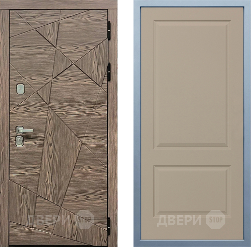 Входная металлическая Дверь Дива МД-97/2 Д-7 Шампань в Одинцово