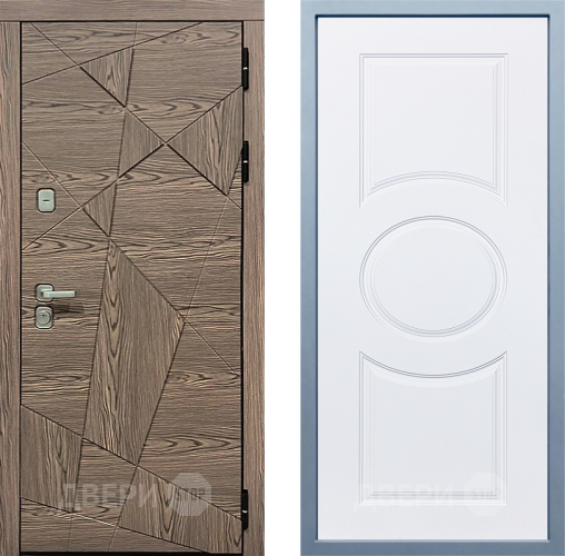 Входная металлическая Дверь Дива МД-97/2 Д-8 Белый в Одинцово