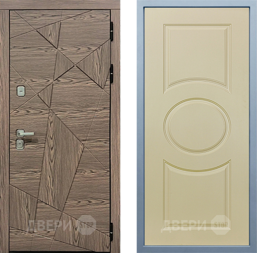 Входная металлическая Дверь Дива МД-97/2 Д-8 Шампань в Одинцово