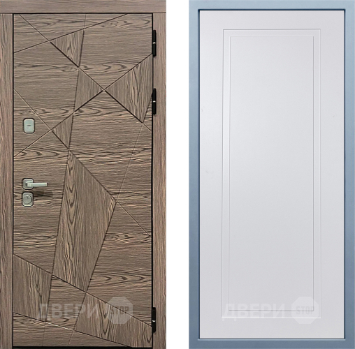 Входная металлическая Дверь Дива МД-97/2 Н-10 Белый в Одинцово